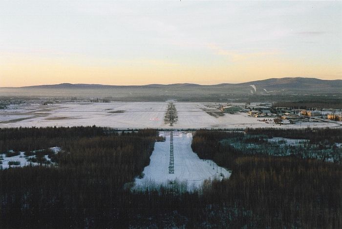 Runway 24 at Fort Wainwright, November 2002.