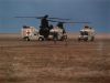 CH-47 waiting for a medical evacuation (MEDEVAC) mission.