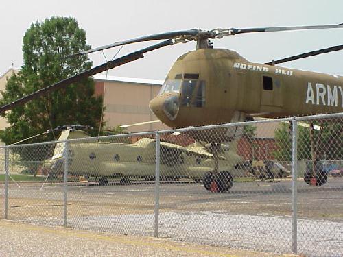 The Boeing 347 resting at Fort Rucker, 4 July 2001.