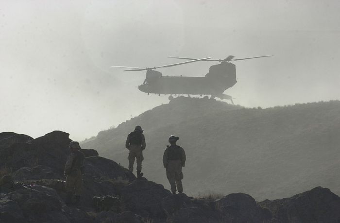 86-01649 operating in Afghanistan, circa 2002.