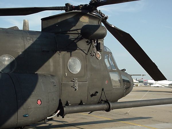 Boeing MH-47E Chinook helicopter, circa 1999.