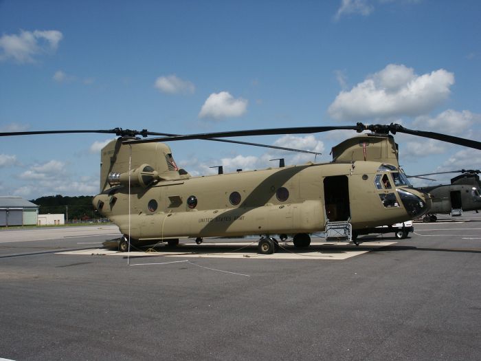 06-08020 sitting on the west ramp of Knox Army Airfield, Fort Rucker, Alabama, on 16 July 2007.