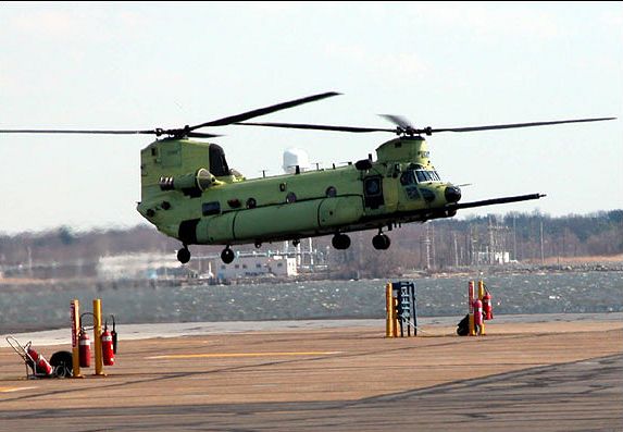 First Flight of a CH-47G, 12 March 2004.