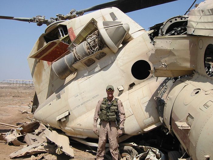 IIAF CH-47C 5-4089 at Al Taji Airfield, Iraq - 4 July 2003.