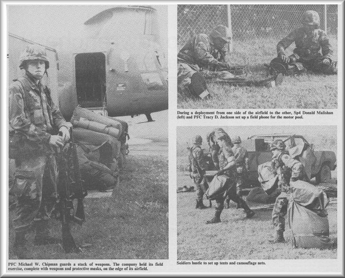 Water Landing Training on the Rhein River, West Germany, September 1985.