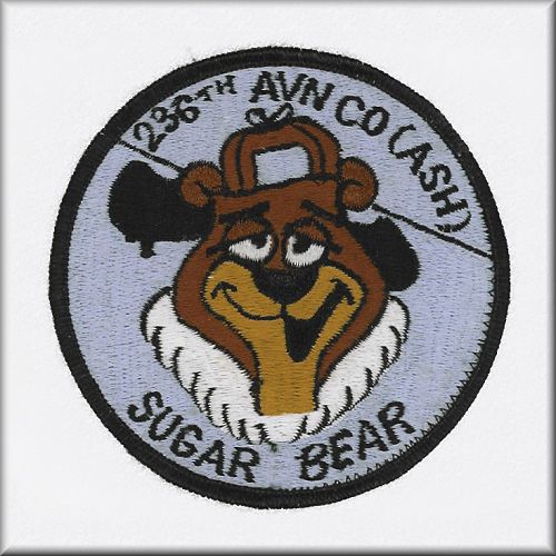 236 Aviation Company unit patch, circa 1971.