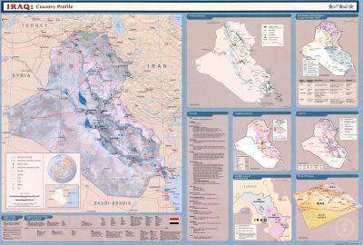 Map of Iraq.