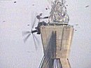 Korean Chinook hits bridge.