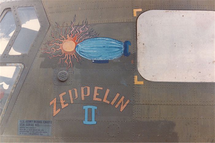 Nose Art from the 132nd Assault Support Helicopter Company (ASHC) - "Hercules", from their days in the Republic of Vietnam.