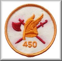 A patch from 450 Squadron, when the Canadians possessed Chinook helicopters, location and date unknown.